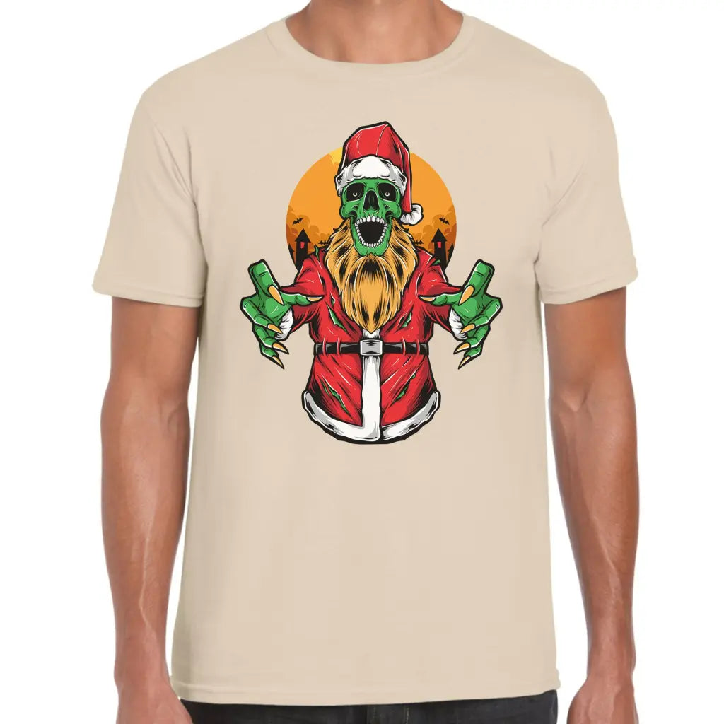 Skull Santa T-Shirt - Tshirtpark.com