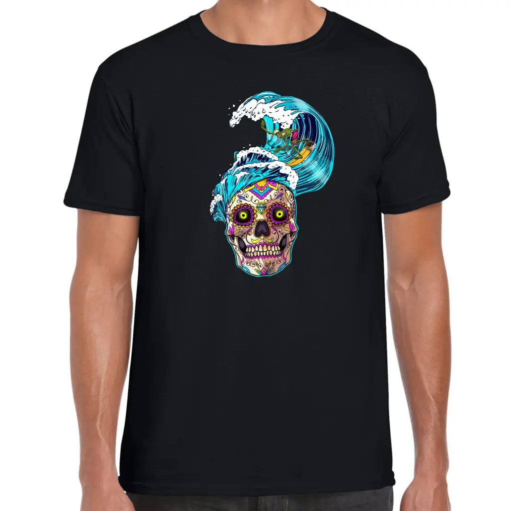 Skull Surf T-Shirt - Tshirtpark.com