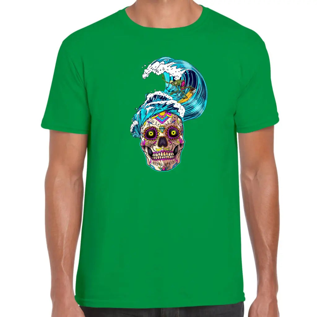 Skull Surf T-Shirt - Tshirtpark.com