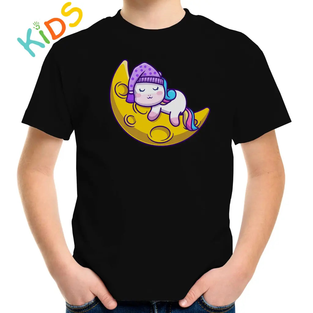 Sleeping Unicorn Kids T-shirt - Tshirtpark.com