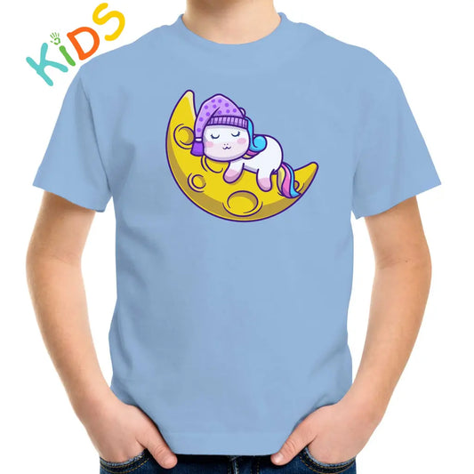 Sleeping Unicorn Kids T-shirt - Tshirtpark.com