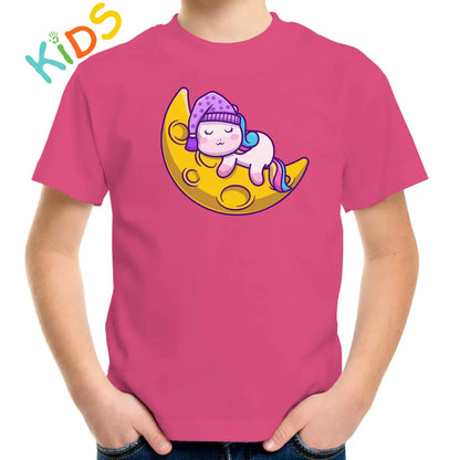 Sleeping Unicorn Kids T-shirt - Tshirtpark.com