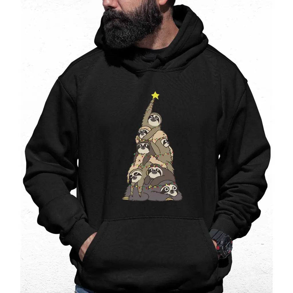 Sloth Tree Colour Hoodie - Tshirtpark.com