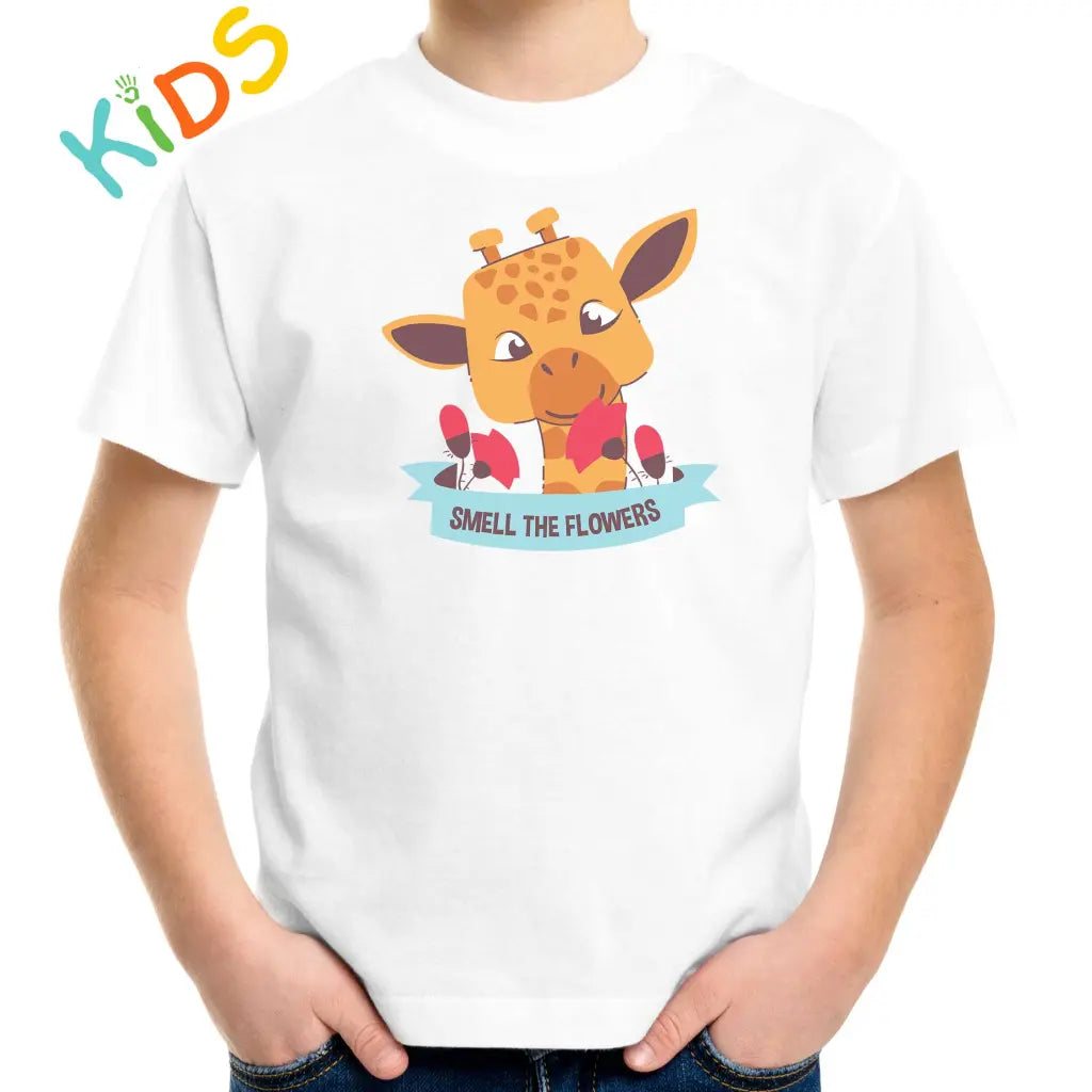 Smell The Flowers Kids T-shirt - Tshirtpark.com