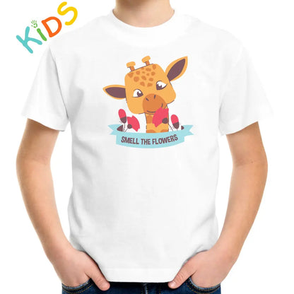 Smell The Flowers Kids T-shirt - Tshirtpark.com