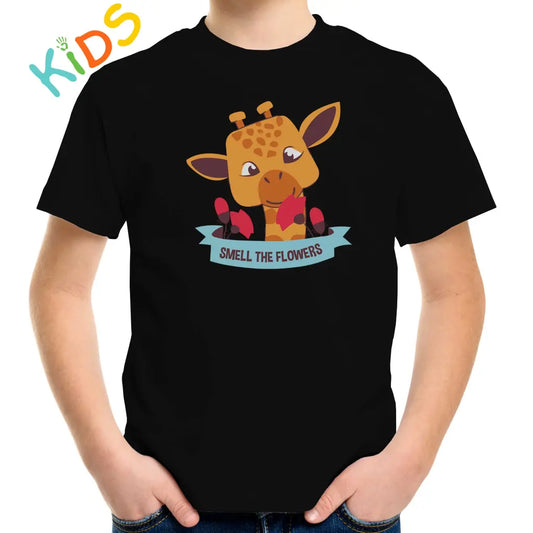 Smell The Flowers Kids T-shirt - Tshirtpark.com