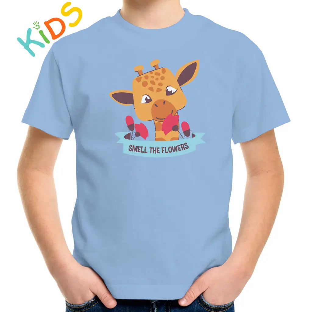 Smell The Flowers Kids T-shirt - Tshirtpark.com