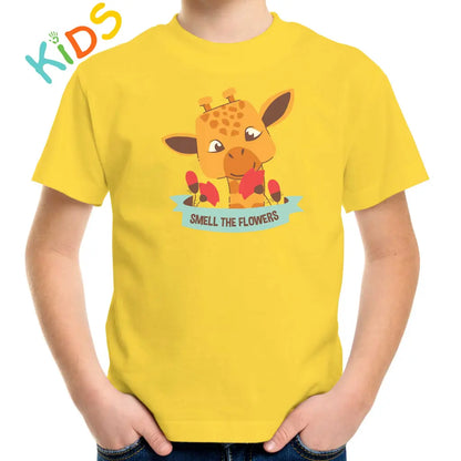 Smell The Flowers Kids T-shirt - Tshirtpark.com