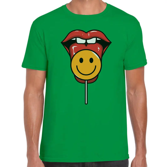 Smiley Lips T-Shirt - Tshirtpark.com