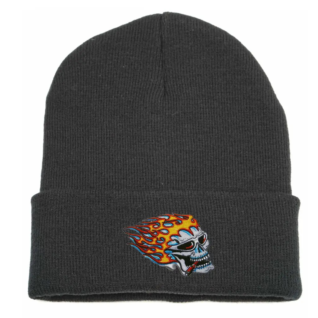 Smoking Skull Cap - Tshirtpark.com