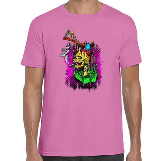 Smoking Skull T-Shirt - Tshirtpark.com