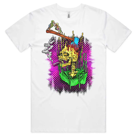 Smoking Skull T-Shirt - Tshirtpark.com