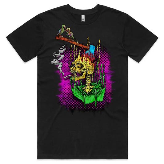 Smoking Skull T-Shirt - Tshirtpark.com