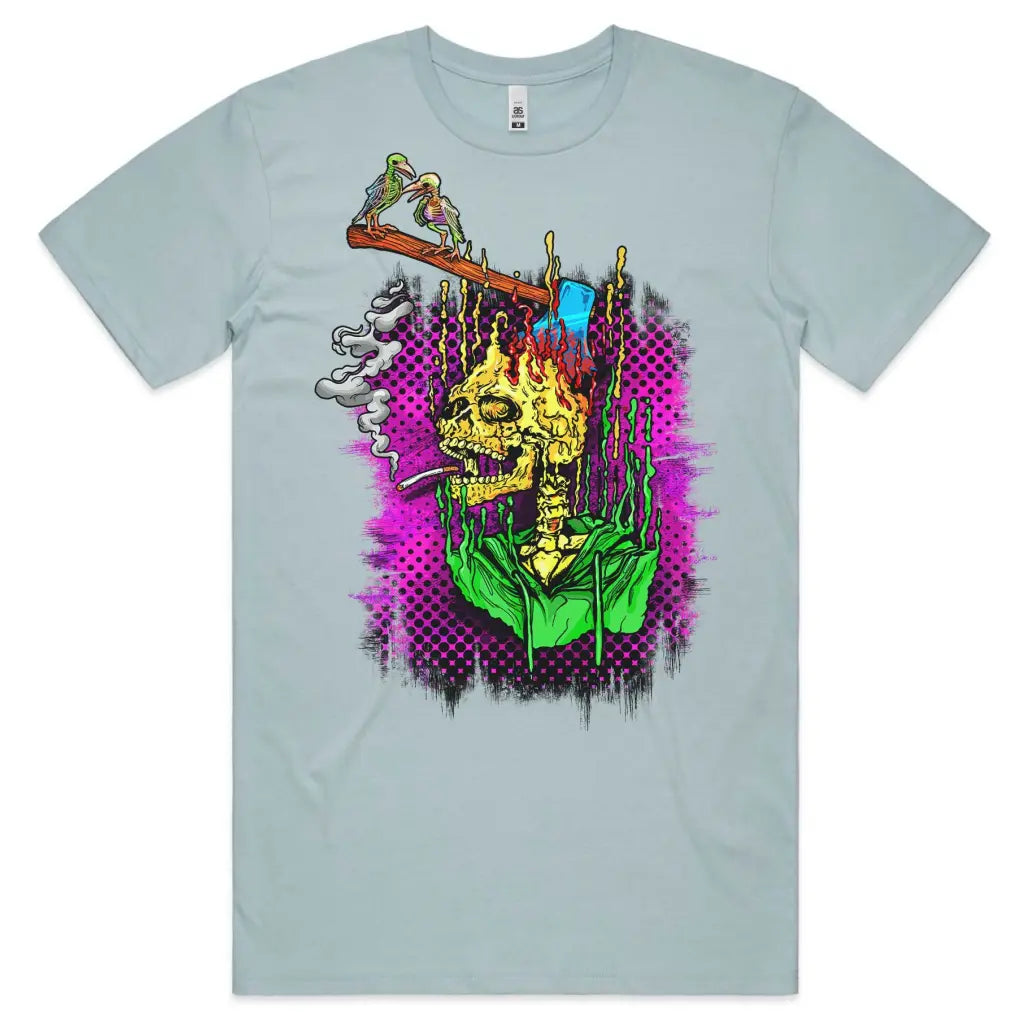 Smoking Skull T-Shirt - Tshirtpark.com