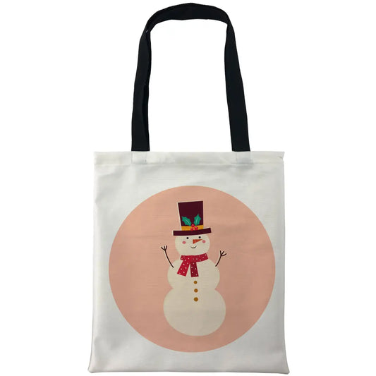 Snowman in Circle Bags - Tshirtpark.com