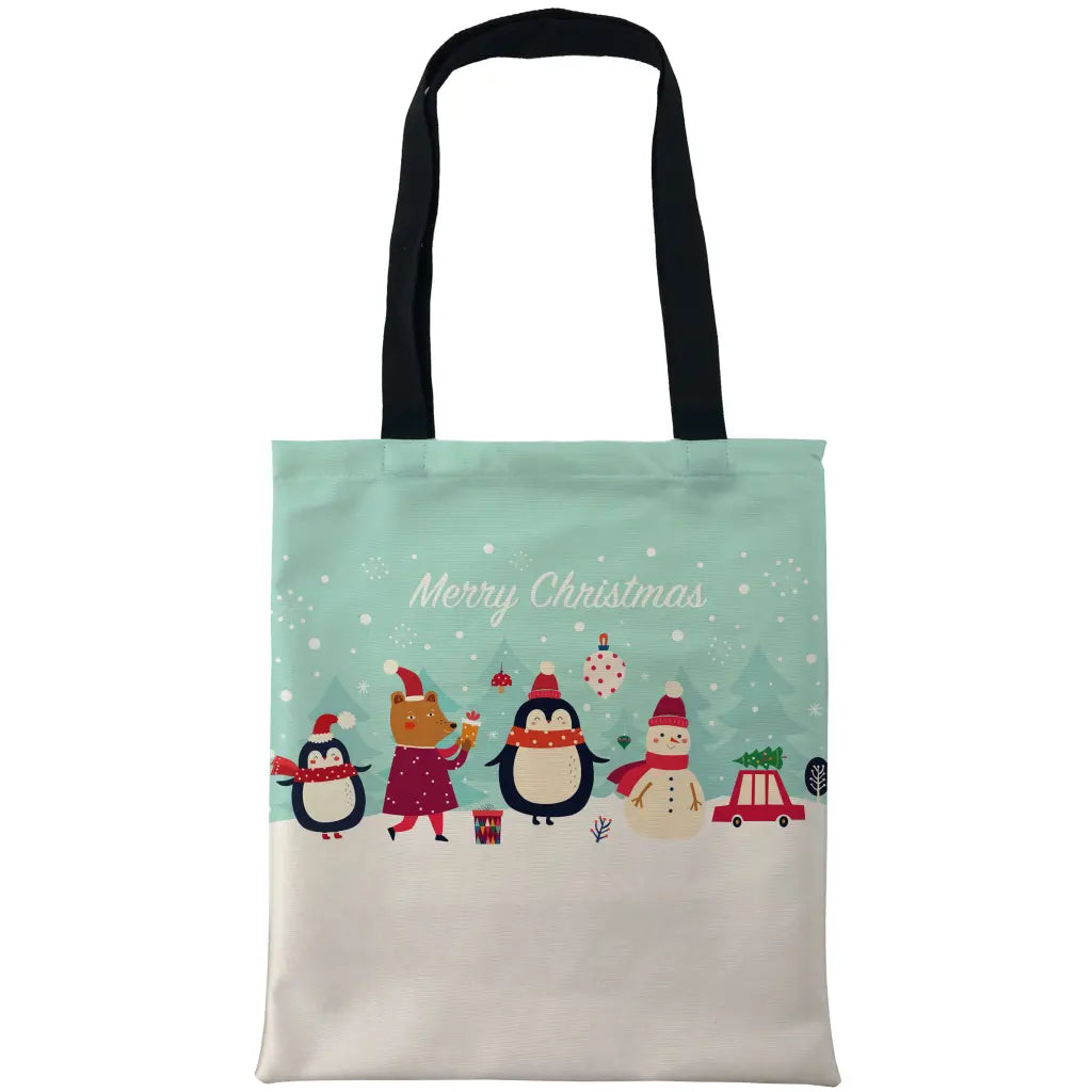 Snowy Christmas All Animals Bags - Tshirtpark.com