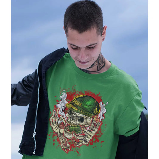Soldier Skull T-Shirt - Tshirtpark.com