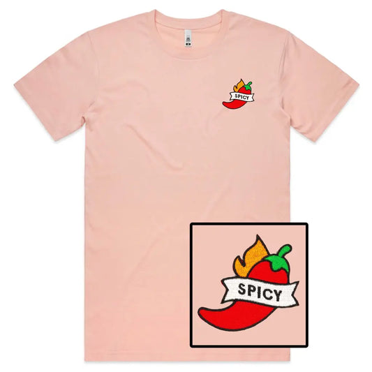 Spicy Embroidered T-Shirt - Tshirtpark.com