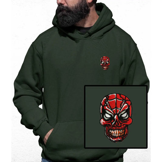 Spider Embroidered Colour Hoodie - Tshirtpark.com