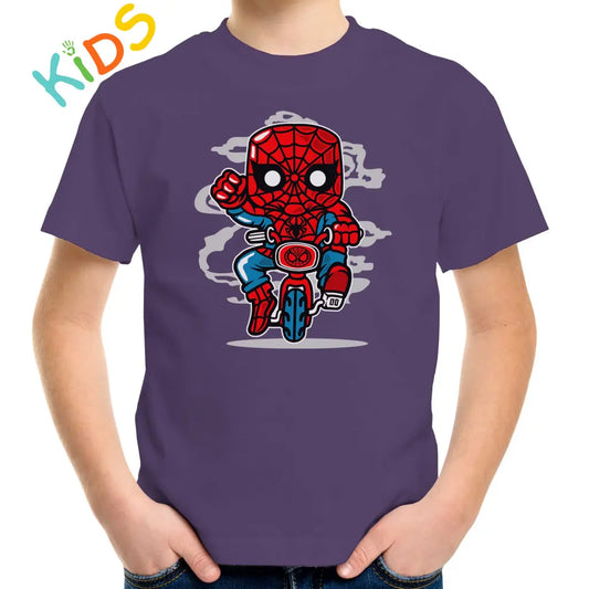 Spider Motorbike Kids T-shirt - Tshirtpark.com