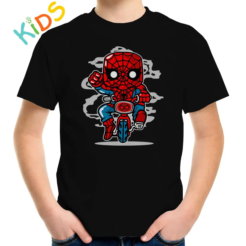 Spider Motorbike Kids T-shirt - Tshirtpark.com