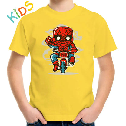 Spider Motorbike Kids T-shirt - Tshirtpark.com