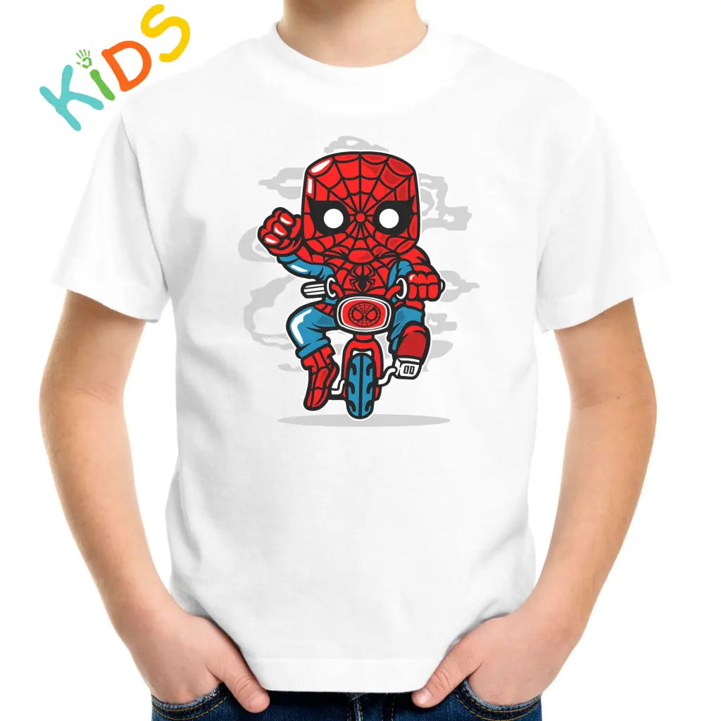 Spider Motorbike Kids T-shirt - Tshirtpark.com