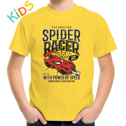 Spider Racer Kids T-shirt - Tshirtpark.com