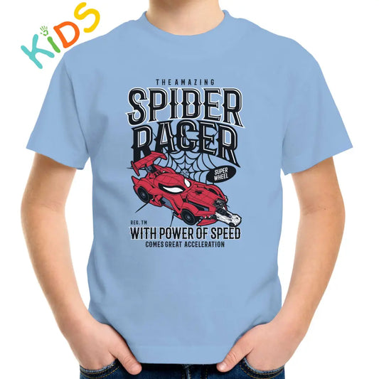 Spider Racer Kids T-shirt - Tshirtpark.com