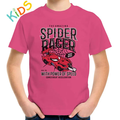 Spider Racer Kids T-shirt - Tshirtpark.com