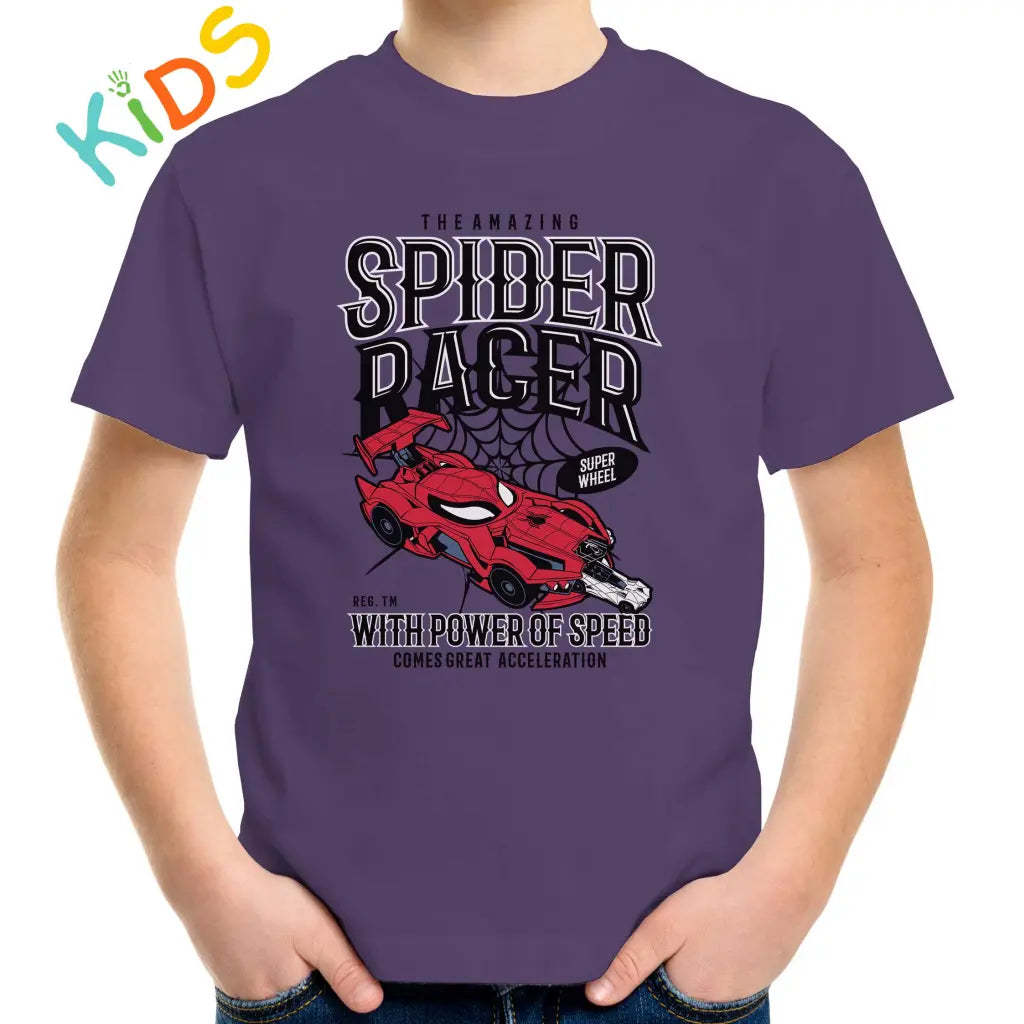 Spider Racer Kids T-shirt - Tshirtpark.com