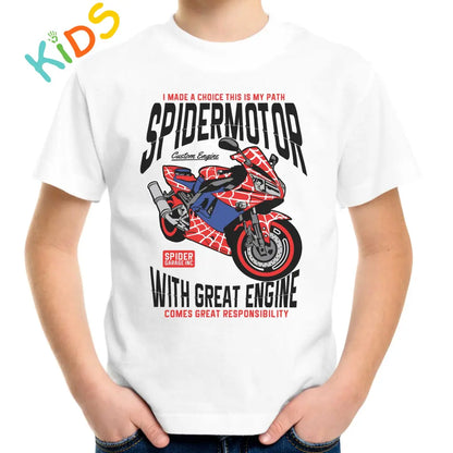 Spidermotor Kids T-shirt - Tshirtpark.com