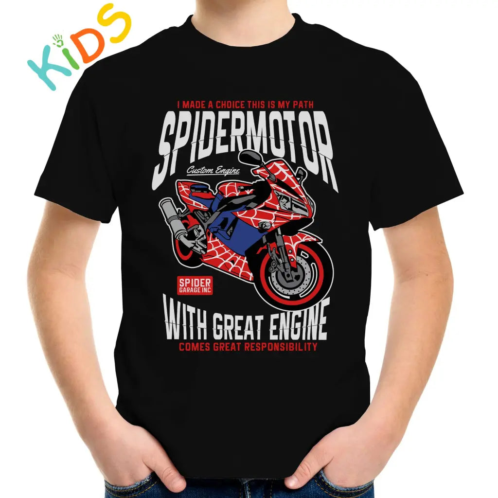 Spidermotor Kids T-shirt - Tshirtpark.com