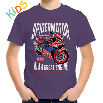 Spidermotor Kids T-shirt - Tshirtpark.com