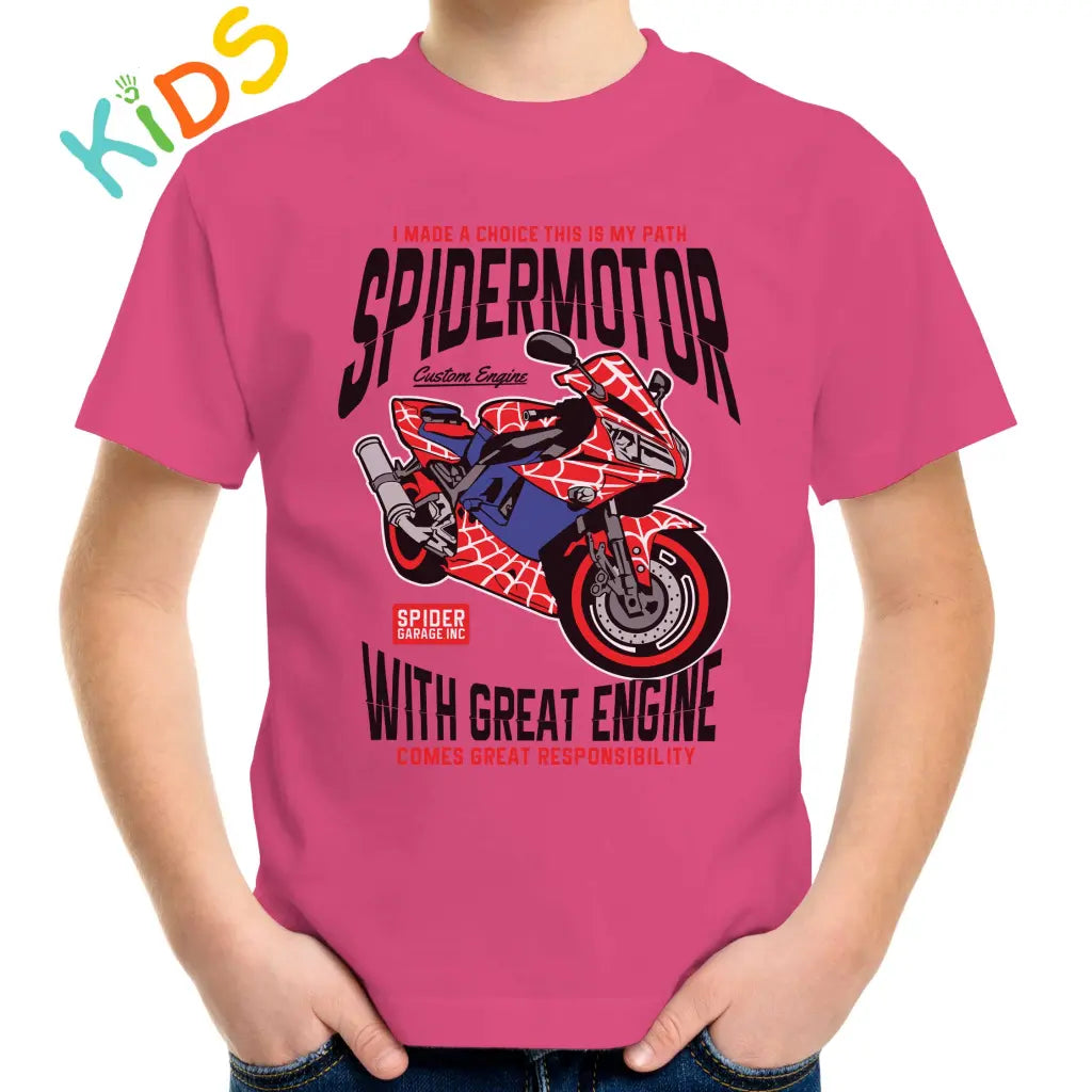 Spidermotor Kids T-shirt - Tshirtpark.com