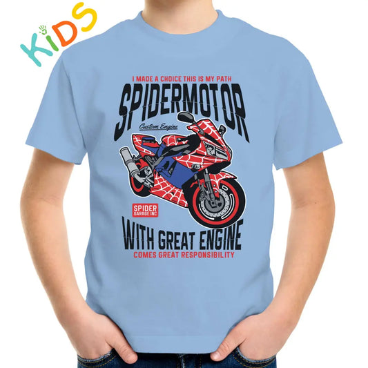 Spidermotor Kids T-shirt - Tshirtpark.com