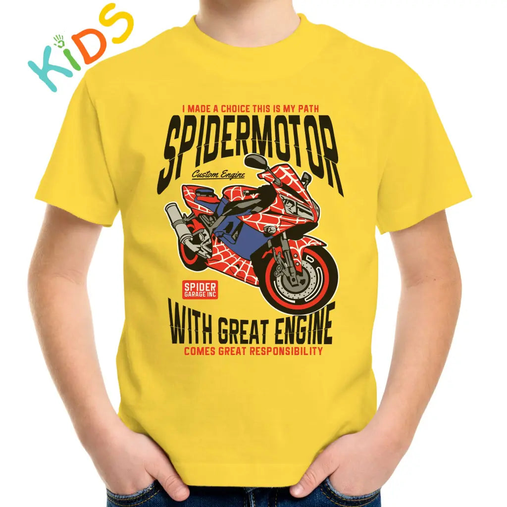 Spidermotor Kids T-shirt - Tshirtpark.com