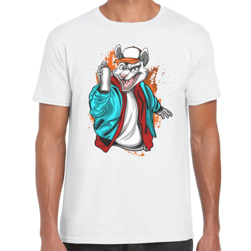 Spraying Wolf T-Shirt - Tshirtpark.com