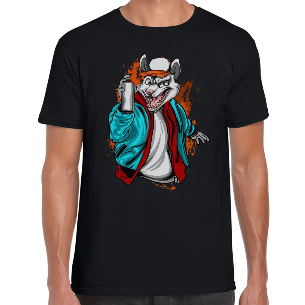 Spraying Wolf T-Shirt - Tshirtpark.com