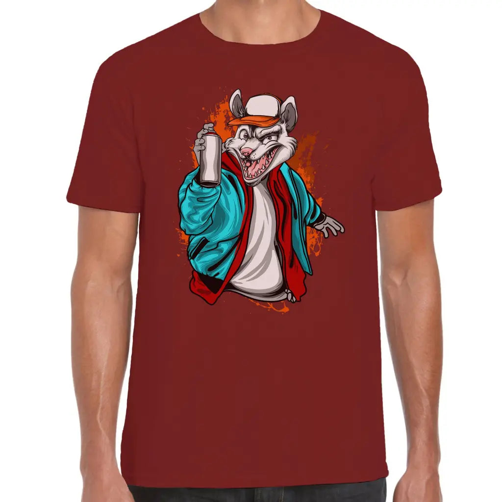 Spraying Wolf T-Shirt - Tshirtpark.com