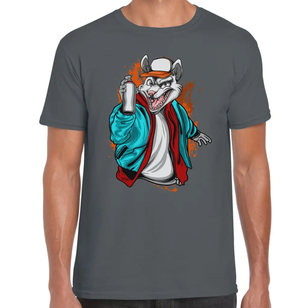 Spraying Wolf T-Shirt - Tshirtpark.com