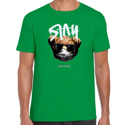 Stay Awesome Teddy T-Shirt - Tshirtpark.com