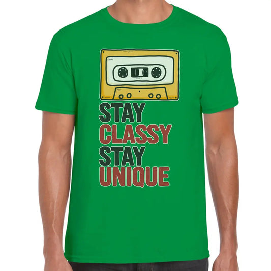 Stay Classy Cassette T-Shirt - Tshirtpark.com