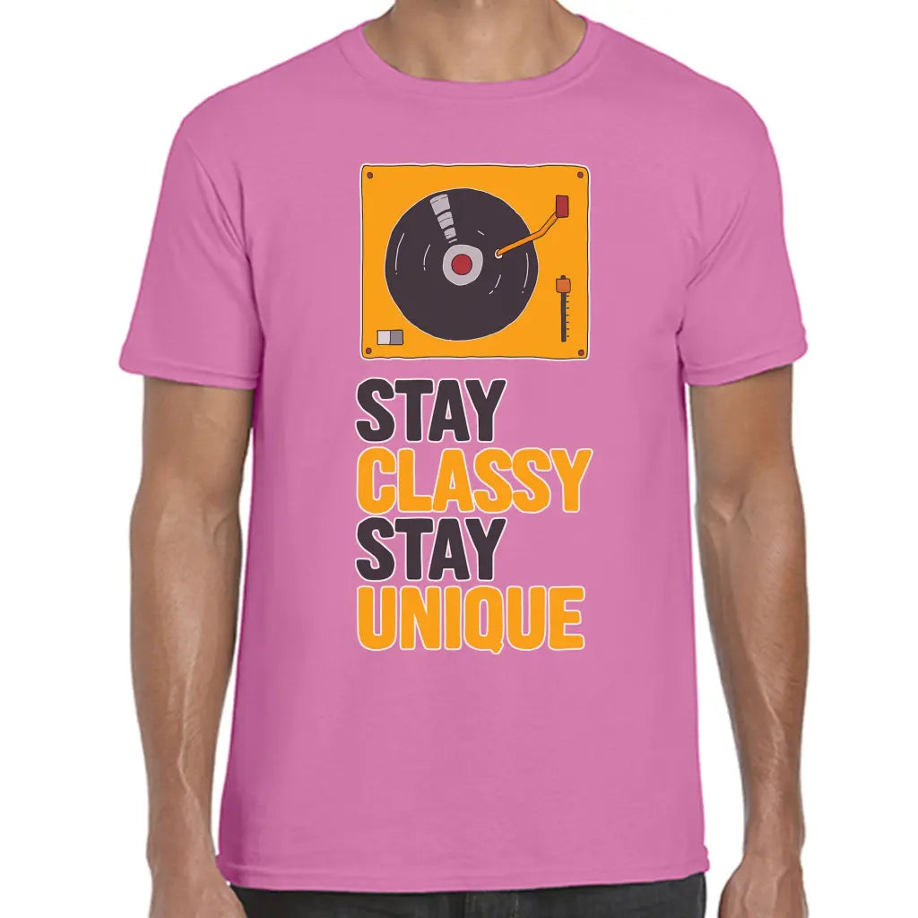 Stay Classy Vinyl T-Shirt - Tshirtpark.com