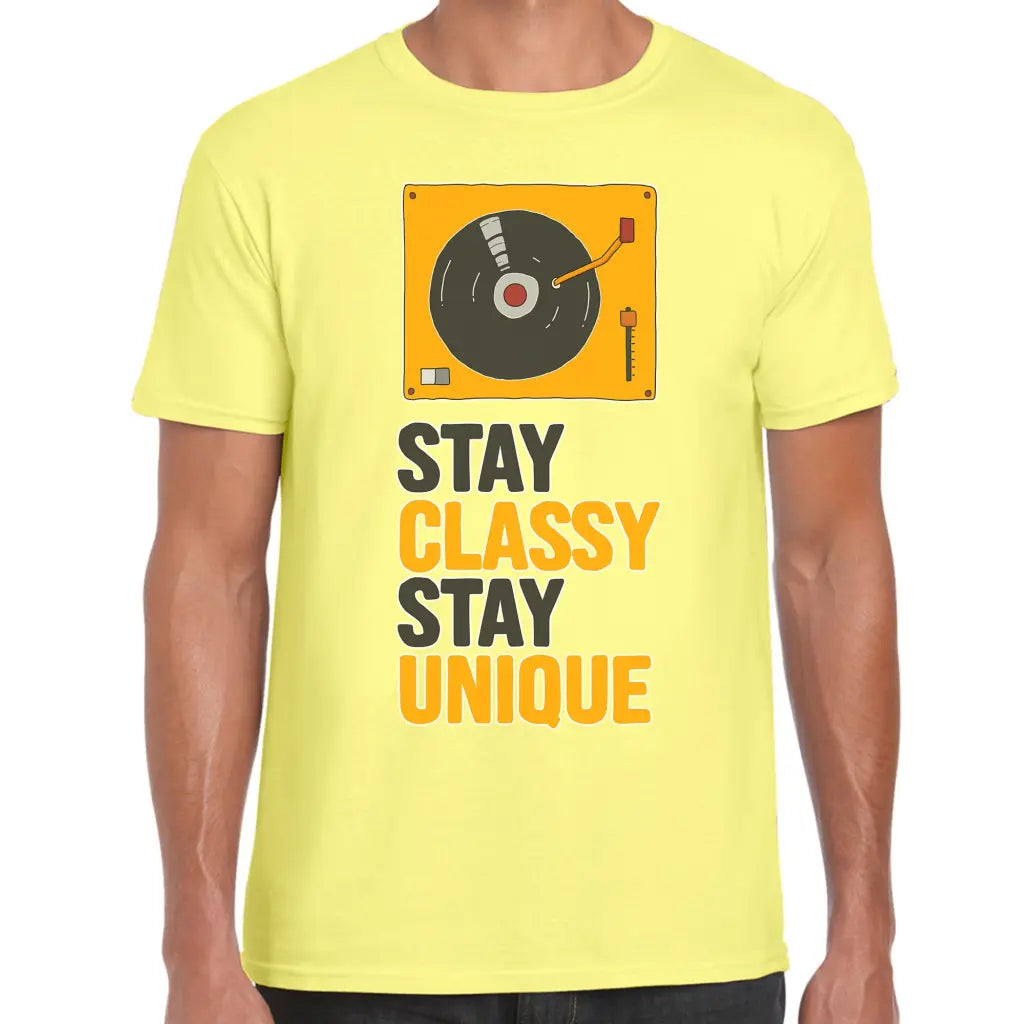 Stay Classy Vinyl T-Shirt - Tshirtpark.com