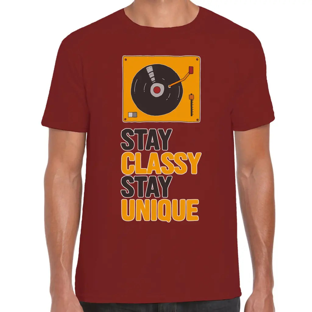 Stay Classy Vinyl T-Shirt - Tshirtpark.com