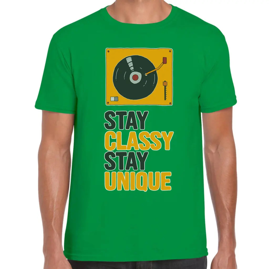 Stay Classy Vinyl T-Shirt - Tshirtpark.com