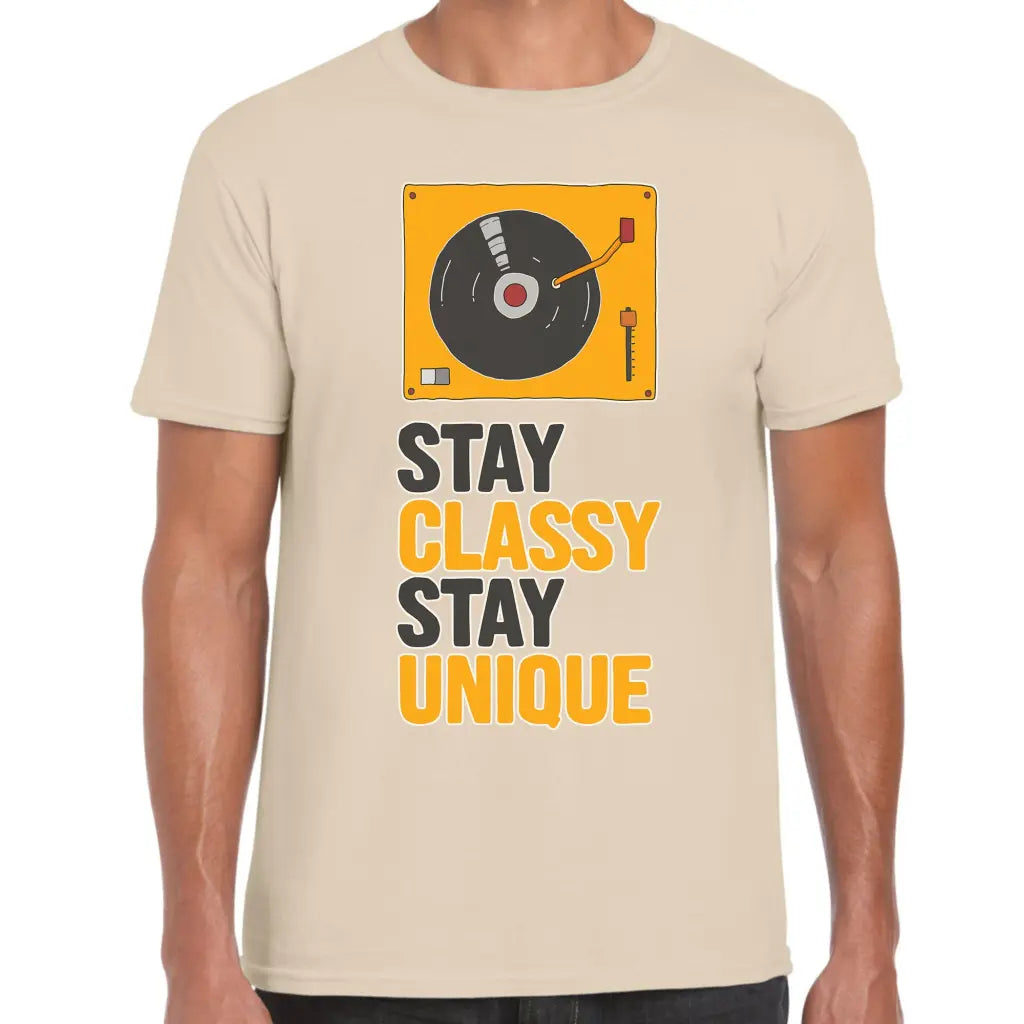 Stay Classy Vinyl T-Shirt - Tshirtpark.com