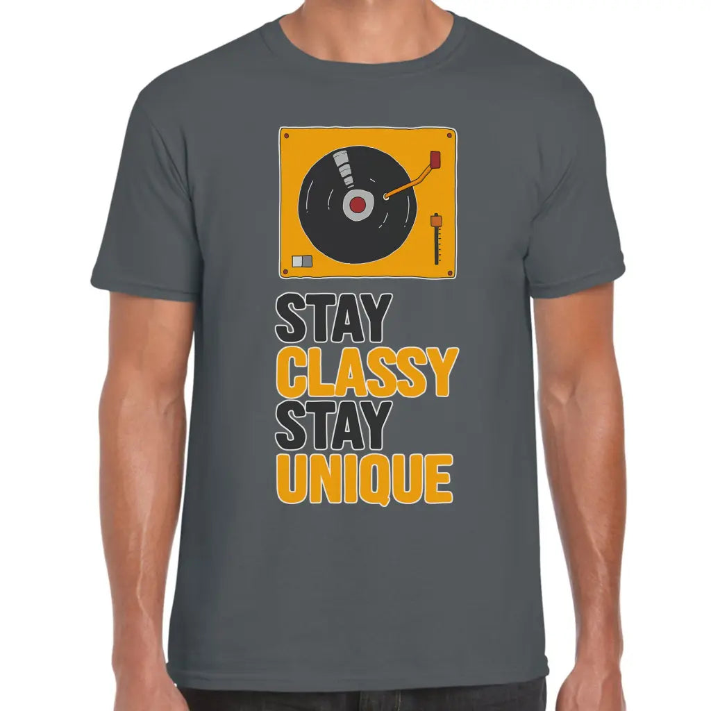 Stay Classy Vinyl T-Shirt - Tshirtpark.com