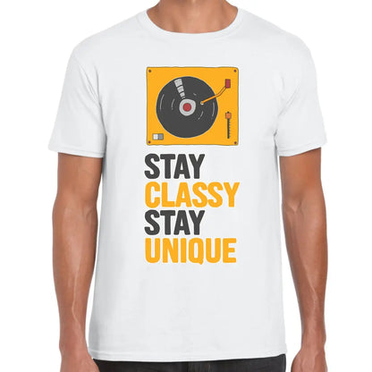 Stay Classy Vinyl T-Shirt - Tshirtpark.com